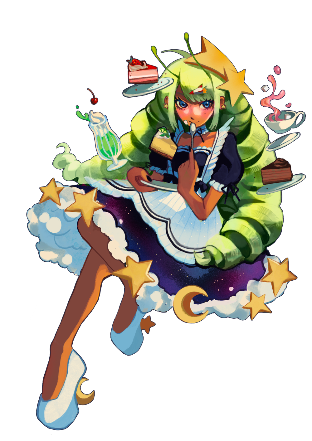 Avaruusaiheinen meido