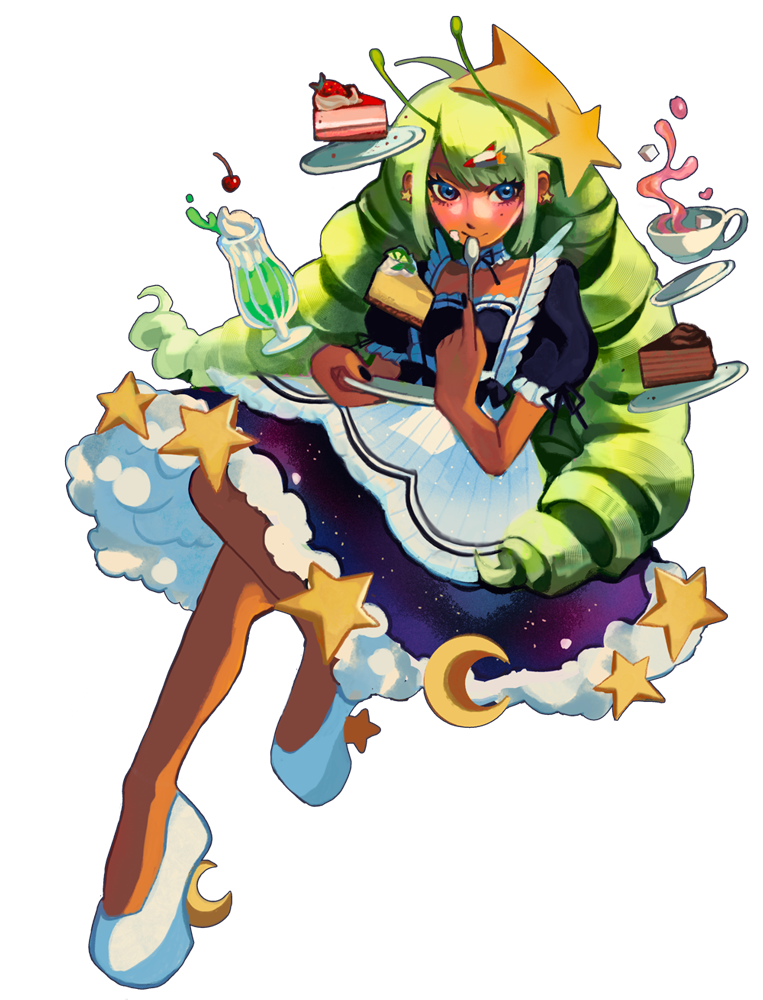 Avaruusaiheinen meido